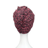 Colourful Pink Elastic Adult Hair Turban 