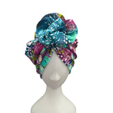 Spotty Feather SPF 50 Turban Head Wrap 