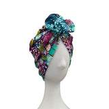 Spotty Feather SPF 50 Turban Head Wrap 