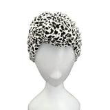 Spotted White Alopecia Turban Headwrap 