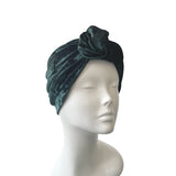 Soft Cozy Teal Blue Green Turban Head Wrap