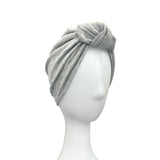 Lightweight Grey Viscose Jersey Head Wrap