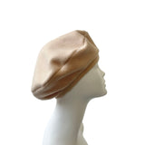 Beige 1930s Vintage Inspired Beret Hat