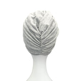 Lightweight Grey Viscose Jersey Head Wrap