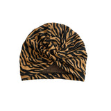 Tiger Pattern Ladies Vintage Inspired Turban