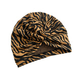 Tiger Pattern Ladies Vintage Inspired Turban