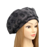 Cute Funky Charcoal Fashion Fleece Winter Beret