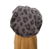 Cute Funky Charcoal Fashion Fleece Winter Beret