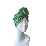 Lightweight Cheetah Print Turban Hat for Adults