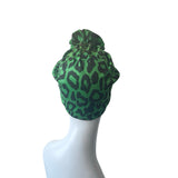 Lightweight Cheetah Print Turban Hat for Adults