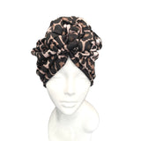 Brown Leopard Fashion Headwrap 