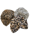 Leopard Crepe Jersey Turban Hat