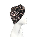  Brown Leopard Fashion Headwrap 