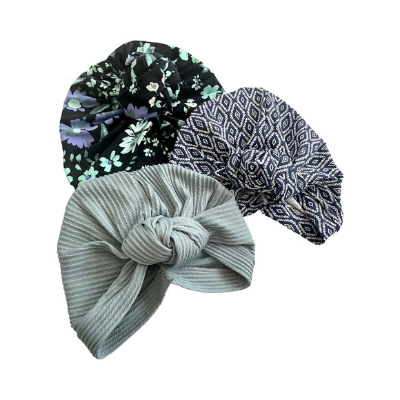 Soft Jersey 3 Turban Bundle