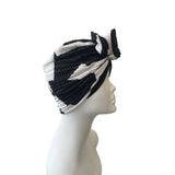 Pleated Stretch Satin Fabric Women's Hair Turban