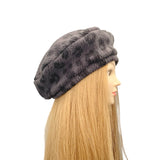 Cute Funky Charcoal Fashion Fleece Winter Beret