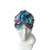 Spotty Feather SPF 50 Swimwear Turban