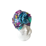 Spotty Feather SPF 50 Swimwear Turban