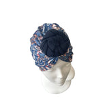 Nautical Print SPF 50 Swim Turban