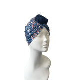 Nautical Print SPF 50 Swim Turban