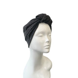 Grey Extra Wide Knit Jersey Winter Headband