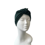 Dark Green Ready Made Knit Turban