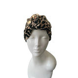 Leopard Crepe Jersey Turban Hat