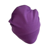 Purple Summer Snug Cotton Beanie Caps