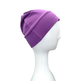 Purple Summer Snug Cotton Beanie Caps