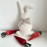 Bouclé Easter Bunny Pillow